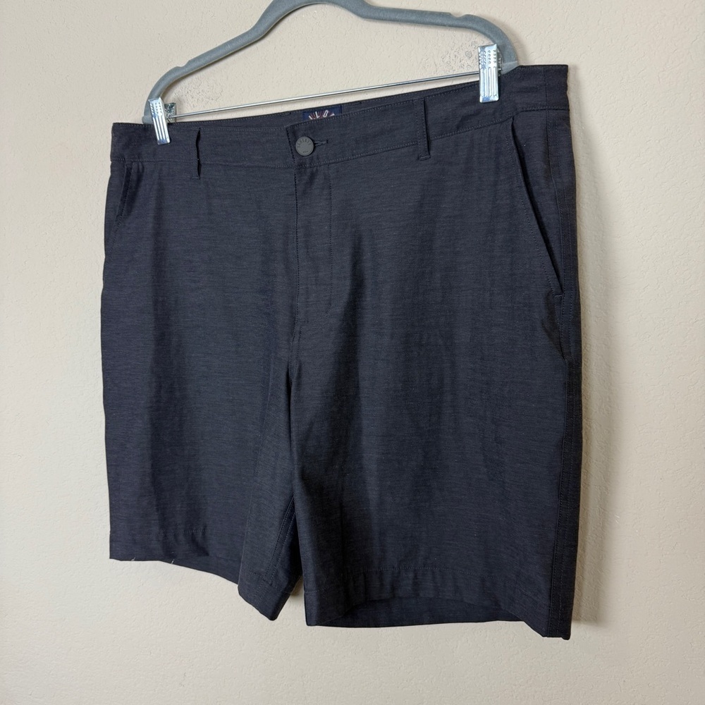 Faherty Men’s All Day 9” Shorts | Charcoal Grey | Size 38” - Picture 2 of 6